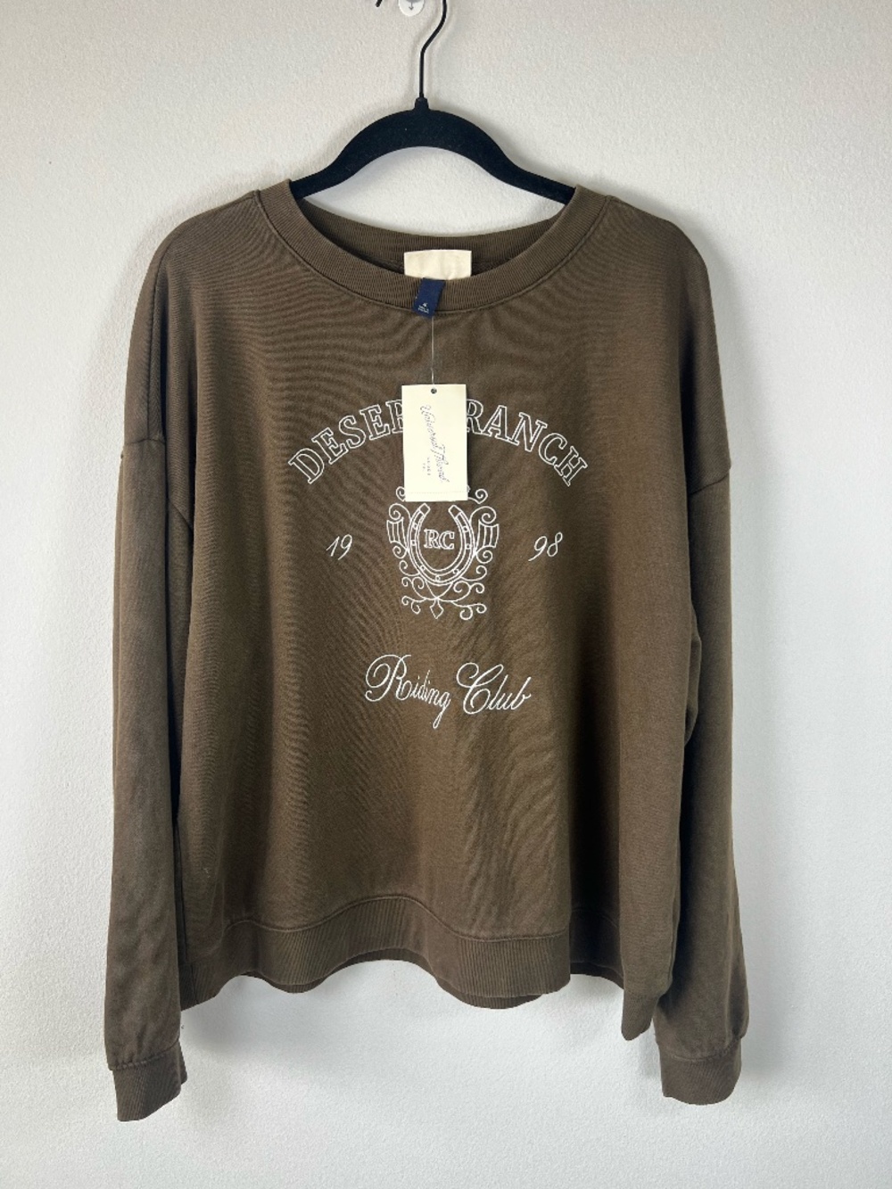 Universal Thread Graphic Crewneck Sweatshirt Coastal Cowgirl Western Fall NEW XL